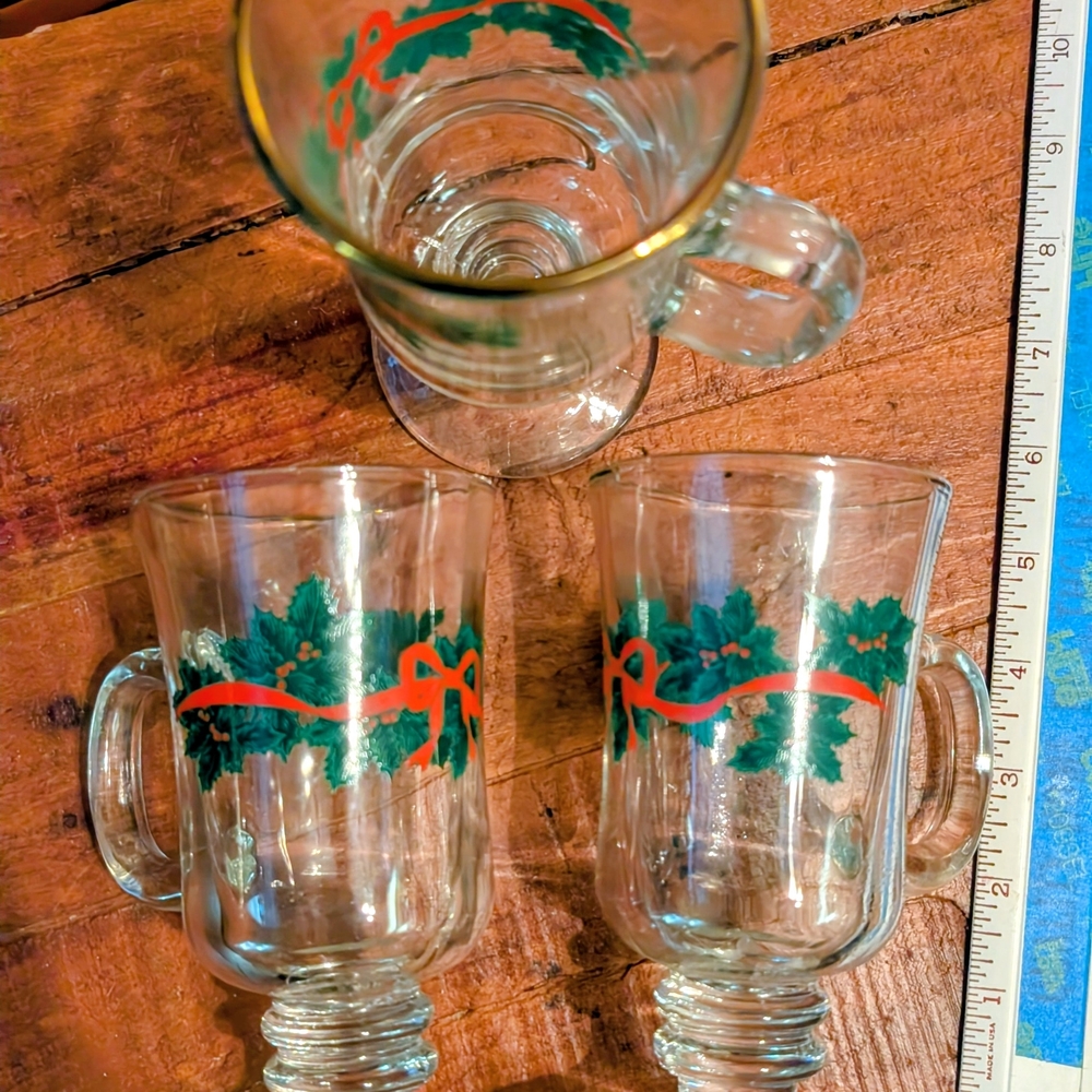 26 Piece Libbey Festive Glass Mug ))
